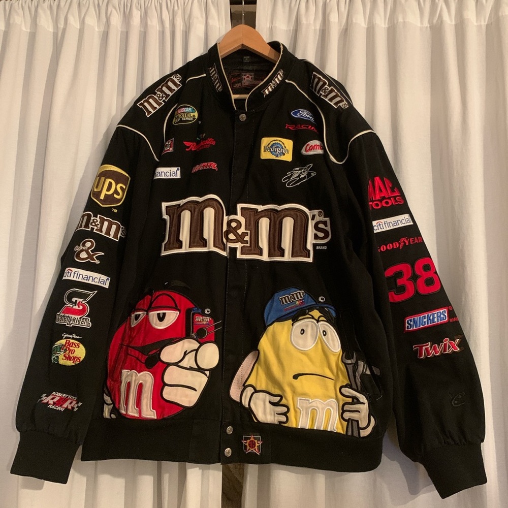 ❤️sold❤️M&M’s Nascar Elliott Sadler Jacket racecar
